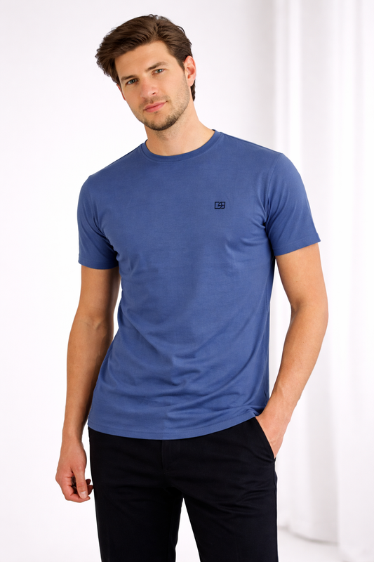 T-shirt Premium fit - Blauw